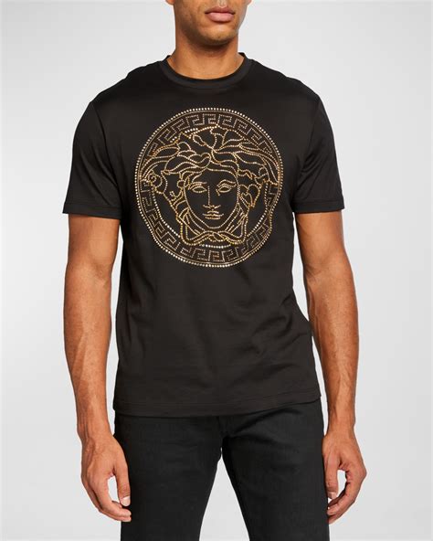 versace medusa long sleeve t shirt|versace medusa t shirt men.